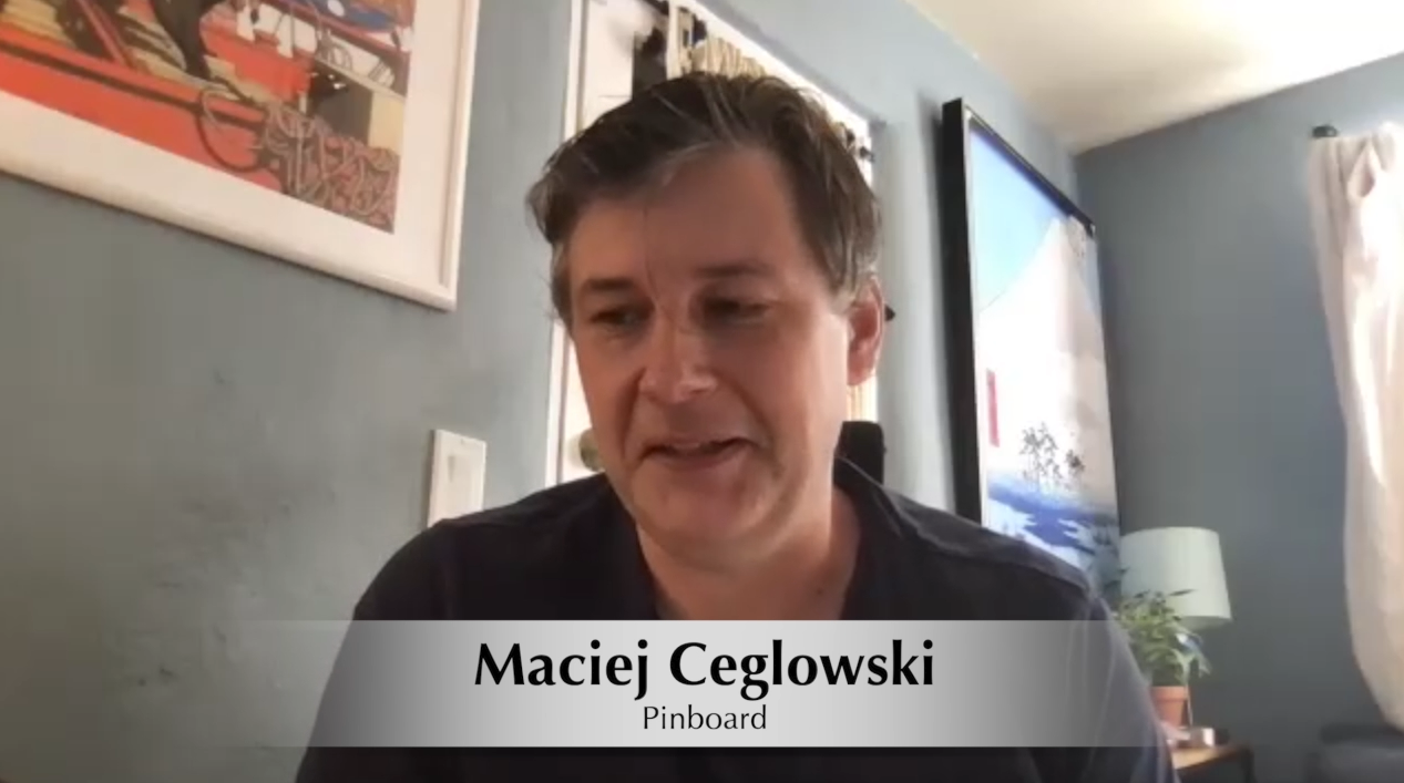 image of Maciej Ceglowski from podcast recording