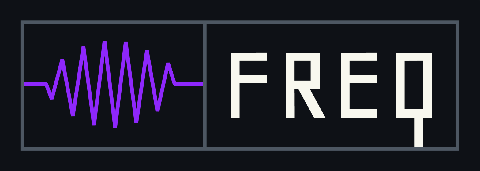 logo for Freq, a platform for social music discovery